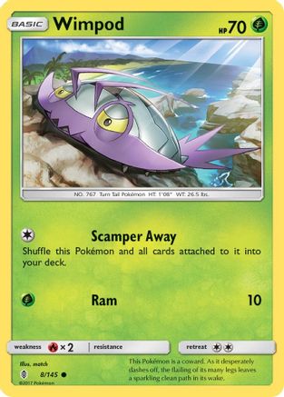 [PKM] Wimpod (8/145) [Sun & Moon: Guardians Rising]