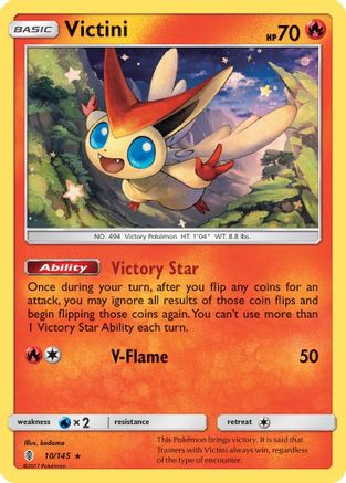 [PKM] Victini (10/145) [Sun & Moon: Guardians Rising]