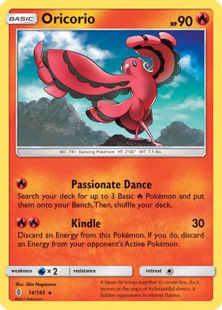 [PKM] Oricorio (14/145) [Sun & Moon: Guardians Rising]