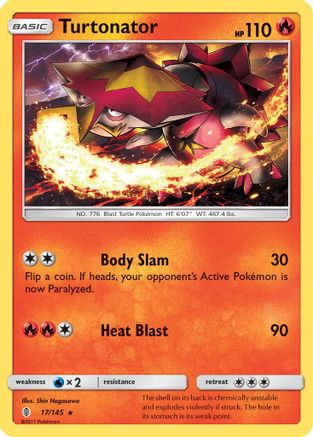 [PKM] Turtonator (17/145) [Sun & Moon: Guardians Rising]