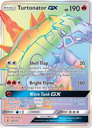 [PKM] Turtonator GX (148/145) [Sun & Moon: Guardians Rising]