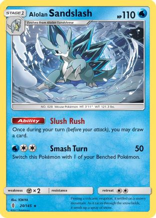 [PKM] Alolan Sandslash (20/145) [Sun & Moon: Guardians Rising]
