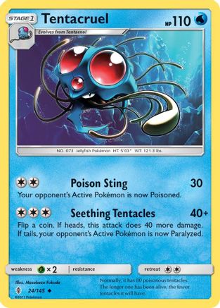 [PKM-C] Tentacruel (24/145) [Sun & Moon: Guardians Rising]