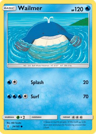 [PKM] Wailmer (29/145) [Sun & Moon: Guardians Rising]