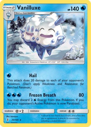 [PKM] Vanilluxe (35/145) [Sun & Moon: Guardians Rising]