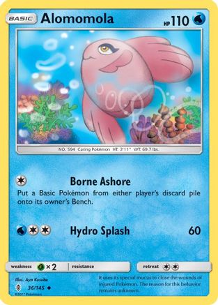 [PKM-C] Alomomola (36/145) [Sun & Moon: Guardians Rising]