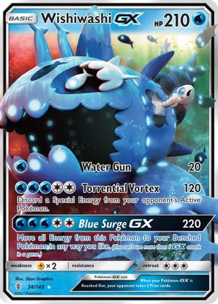 [PKM] Wishiwashi GX (38/145) [Sun & Moon: Guardians Rising]