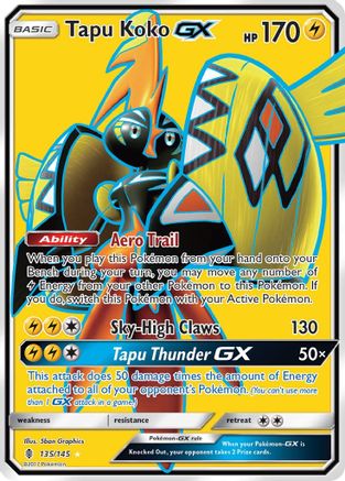 [PKM] Tapu Koko GX (135/145) [Sun & Moon: Guardians Rising]