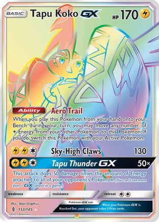 [PKM] Tapu Koko GX (153/145) [Sun & Moon: Guardians Rising]