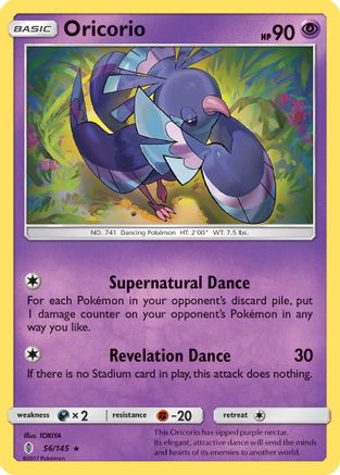 [PKM] Oricorio (56/145) [Sun & Moon: Guardians Rising]
