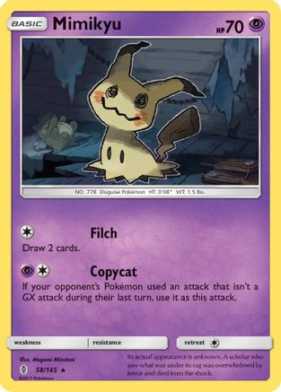 [PKM-R] Mimikyu (58/145) [Sun & Moon: Guardians Rising]