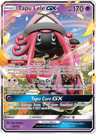 [PKM] Tapu Lele GX (60/145) [Sun & Moon: Guardians Rising]