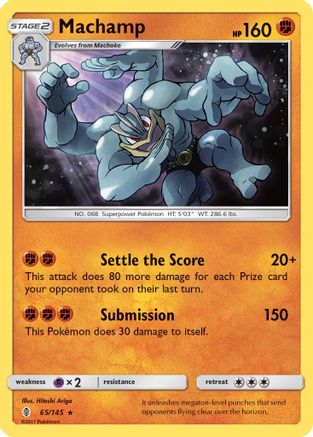 [PKM] Machamp (65/145) [Sun & Moon: Guardians Rising]
