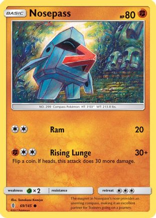 [PKM] Nosepass (69/145) [Sun & Moon: Guardians Rising]
