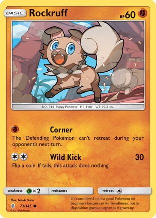 [PKM] Rockruff (73/145) [Sun & Moon: Guardians Rising]