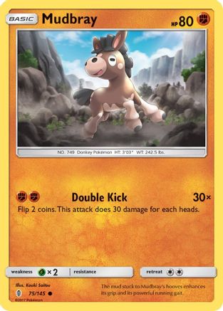 [PKM] Mudbray (75/145) [Sun & Moon: Guardians Rising]
