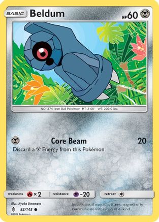 [PKM] Beldum (83/145) [Sun & Moon: Guardians Rising]