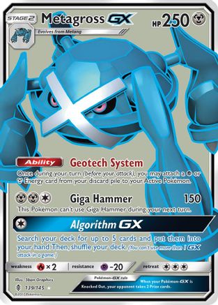 [PKM] Metagross GX (139/145) [Sun & Moon: Guardians Rising]