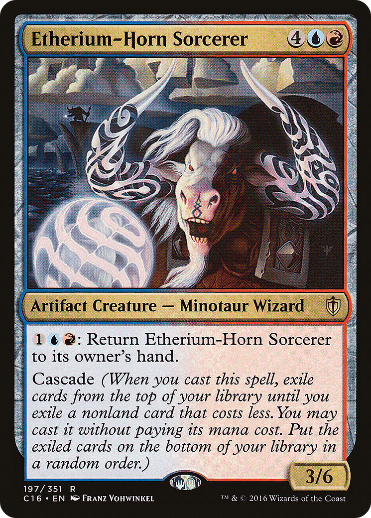 {R} Etherium-Horn Sorcerer [Commander 2016][C16 197] - Misty Mountain Games
