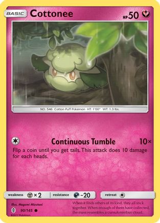[PKM-C] Cottonee (90/145) [Sun & Moon: Guardians Rising]