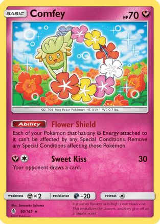 [PKM] Comfey (93/145) [Sun & Moon: Guardians Rising]