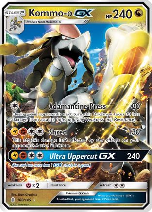[PKM] Kommo-o GX (100/145) [Sun & Moon: Guardians Rising]