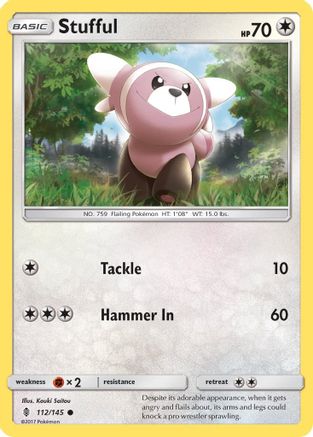 [PKM] Stufful (112/145) [Sun & Moon: Guardians Rising]