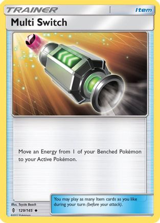 [PKM] Multi Switch (129/145) [Sun & Moon: Guardians Rising]