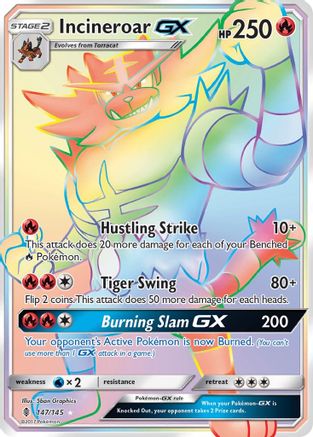 [PKM-R] Incineroar GX (147/145) [Sun & Moon: Guardians Rising]