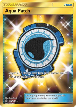 [PKM] Aqua Patch (161/145) [Sun & Moon: Guardians Rising]