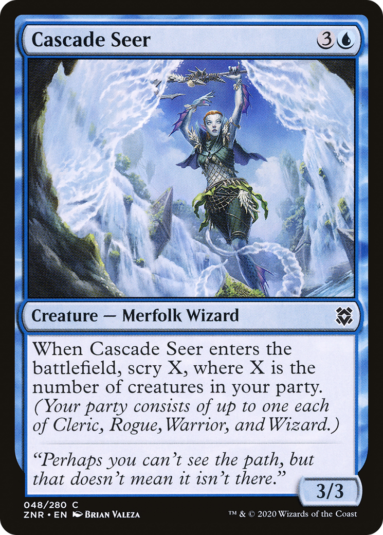 {C} Cascade Seer [Zendikar Rising][ZNR 048]