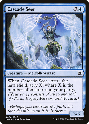 {C} Cascade Seer [Zendikar Rising][ZNR 048]