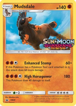 [PKM] Mudsdale (SM20) [Sun & Moon: Black Star Promos]