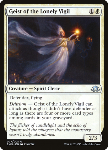 {C} Geist of the Lonely Vigil [Eldritch Moon][EMN 027]