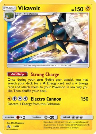 [PKM-R] Vikavolt (SM28) [Sun & Moon: Black Star Promos]