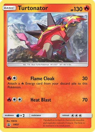 [PKM] Turtonator (SM27) [Sun & Moon: Black Star Promos]