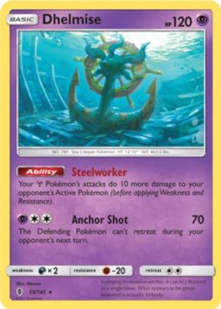 [PKM] Dhelmise (59/145) (Theme Deck Exclusive) [Sun & Moon: Guardians Rising]