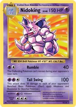 [PKM-R] Nidoking (45/108) (Theme Deck Exclusive) [XY: Evolutions]