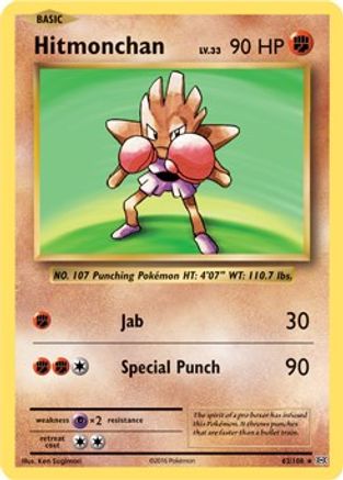 [PKM-R] Hitmonchan (62/108) (Theme Deck Exclusive) [XY: Evolutions]