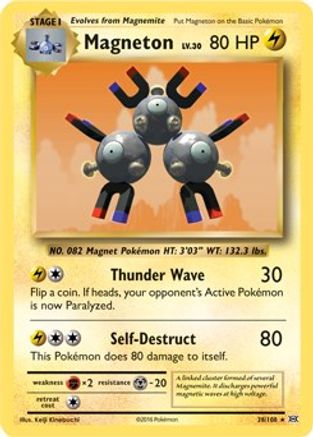 [PKM] Magneton (38/108) (Theme Deck Exclusive) [XY: Evolutions]