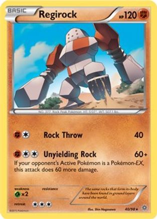 [PKM-R] Regirock (40/98) (Theme Deck Exclusive) [XY: Ancient Origins]