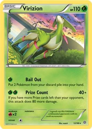 [PKM] Virizion (12/98) (Theme Deck Exclusive) [XY: Ancient Origins]