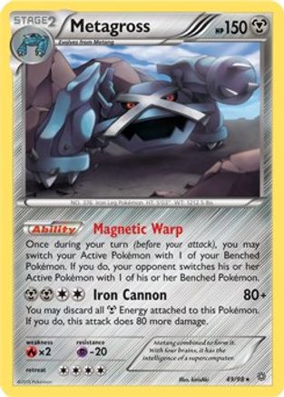 [PKM-R] Metagross (49/98) (Theme Deck Exclusive) [XY: Ancient Origins]