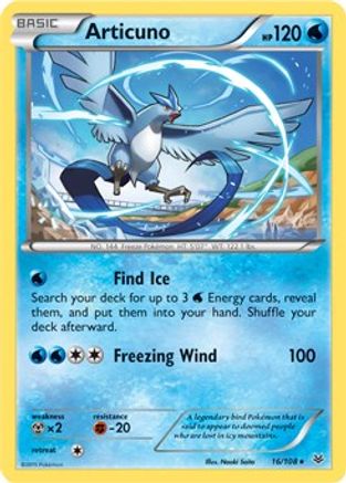 [PKM] Articuno (16/108) (Theme Deck Exclusive) [XY: Roaring Skies]