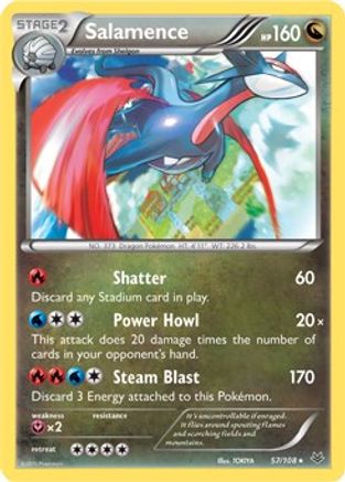 [PKM] Salamence (57/108) (Theme Deck Exclusive) [XY: Roaring Skies]