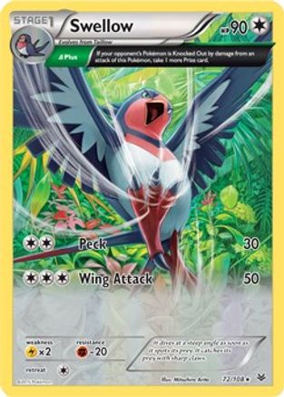 [PKM] Swellow (72/108) (Theme Deck Exclusive) [XY: Roaring Skies]