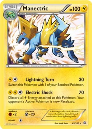 [PKM] Manectric (61/160) (Theme Deck Exclusive) [XY: Primal Clash]
