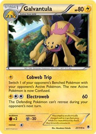 [PKM] Galvantula(27/119) (Theme Deck Exclusive) [XY: Phantom Forces]