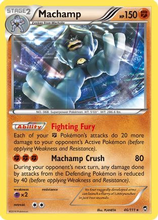 [PKM-R] Machamp (42/83) (Theme Deck Exclusive) [XY: Furious Fists]