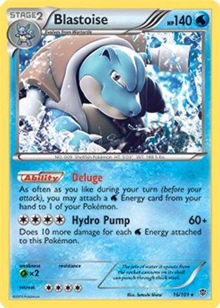 [PKM-R] Blastoise (16/101) (Theme Deck Exclusive) [Black & White: Plasma Blast]